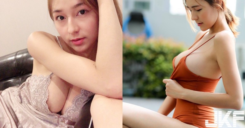 可以再往下一點！巨乳正妹天氣熱「奶奶想透氣」，果然住熱帶國家就是福利好啊！