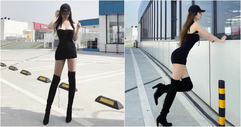 170CM！美豔小姊姊「霸道長腿」視角有夠犯規&#8230;  超飽滿「傲人上圍」畫面有夠胸狠