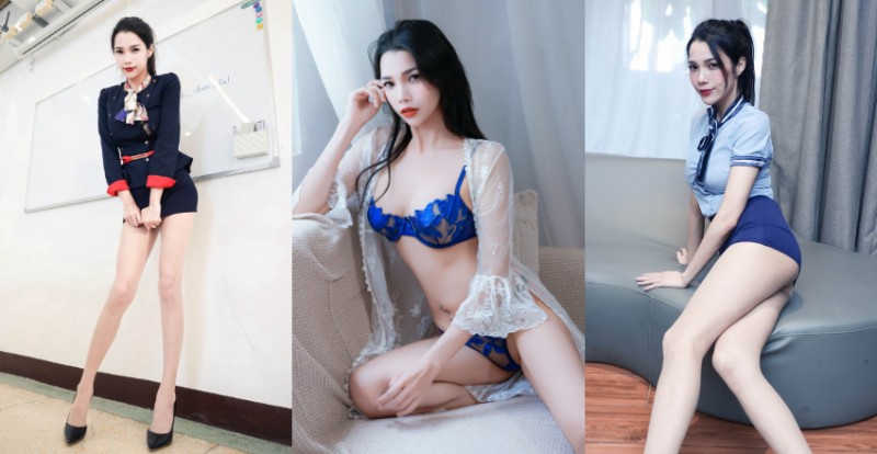 8頭身性感保姆腿長超過身體一半　根本就是空服員專業戶
