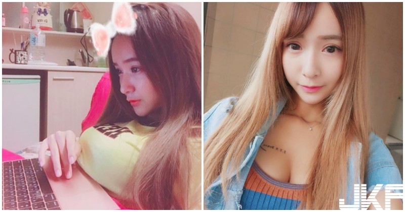 爆乳小隻馬「超兇打電腦畫面」，邪惡角度引遐想，網：你需要按摩了！