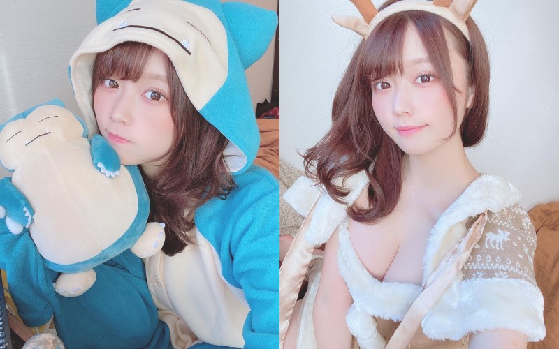 萌妹子化身「巨乳卡比獸」甜笑撒嬌樣整個太犯規　讓人忍不住想收服