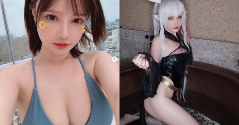 強國短髮「巨乳coser」過度白嫩，光看一眼一百六十萬人就被吸乾！