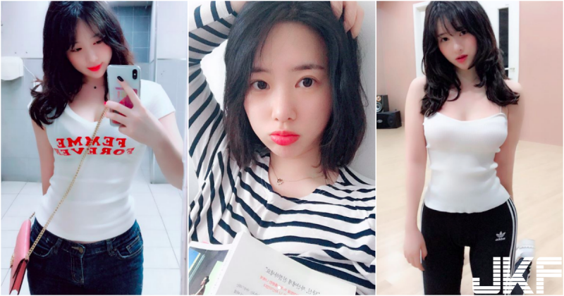 超棒！南韓「白嫩火辣正妹」飽滿身材藏不了！誘惑的「甜美外型」氣質滿分啊…