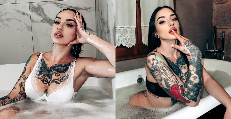 狂野刺青妹發現流量密碼　跨暗黑領域發展…檯面上下作風、尺度差很大