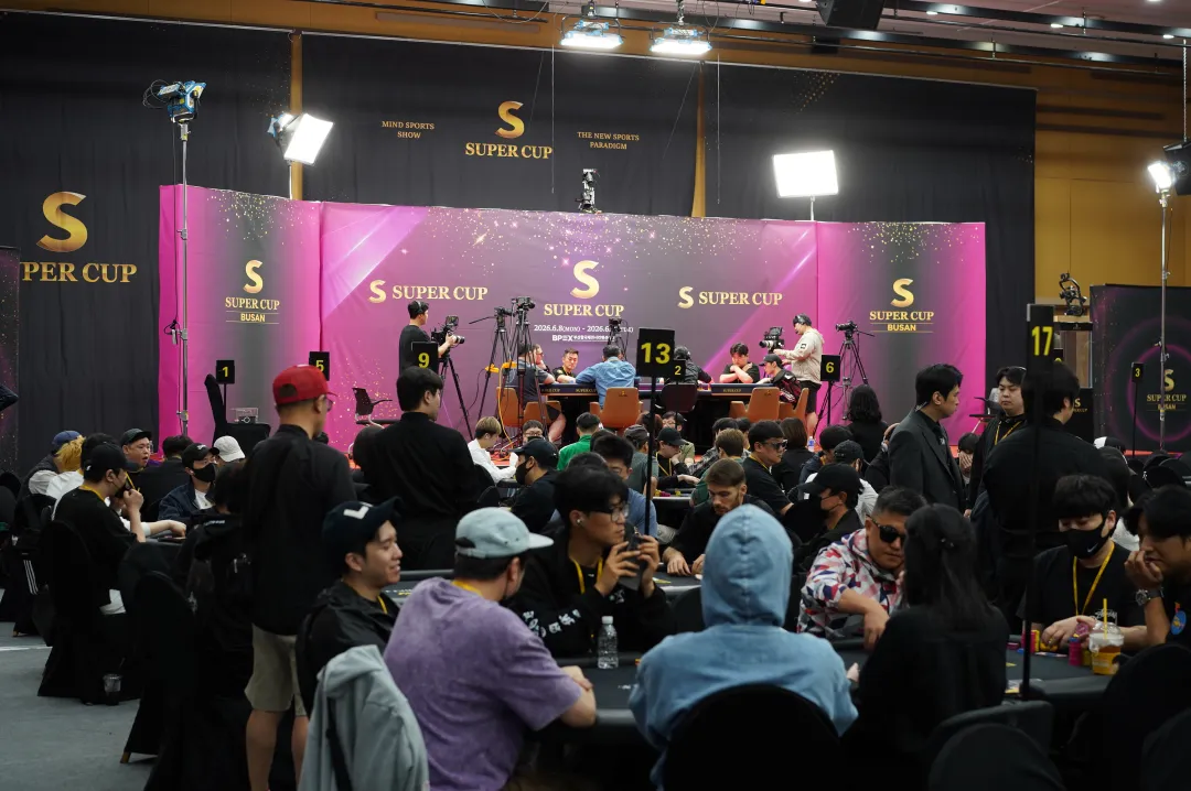 【EV扑克】Super CUP釜山站|主赛16人大名单诞生,曹庭嘉/王胜永晋级;中国选手Yuxin Niu豪取三冠王