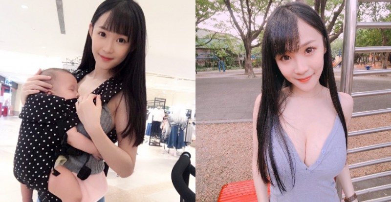 童顏巨乳正妹竟然已經是「地方媽媽」　網友：好羨慕她老公