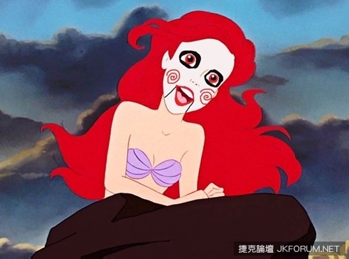 如果《迪士尼公主》出演奪魂鋸　I want to play a game♥